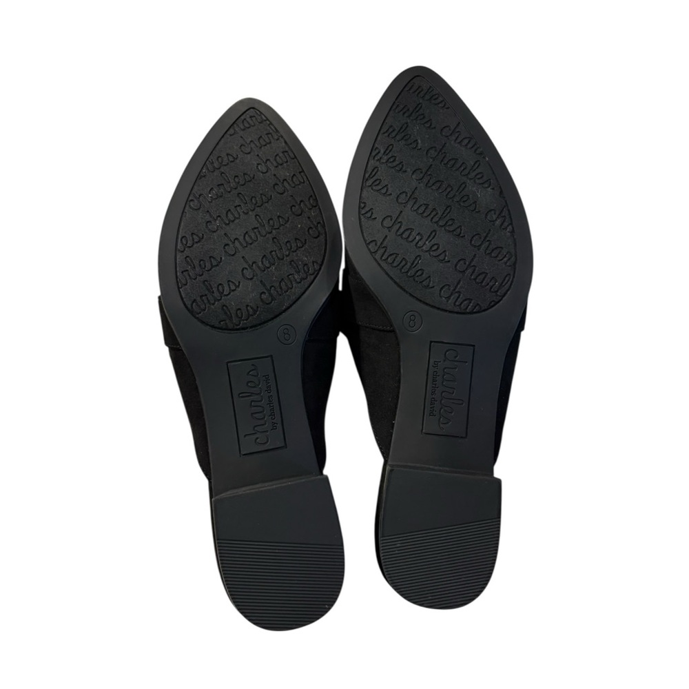 Charles by Charles David Leather Perforated Mules - Picture 6 of 7
